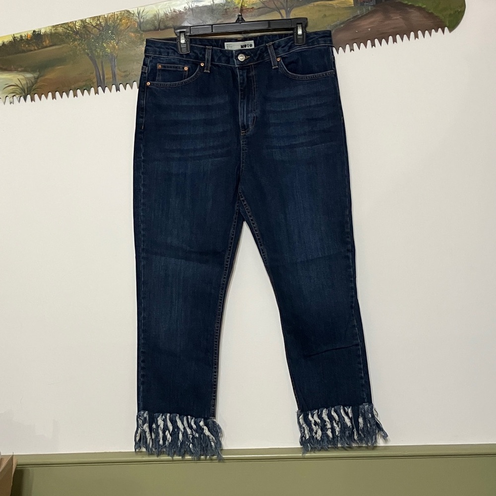 TOPSHOP MOTO Blue Jeans Size 34